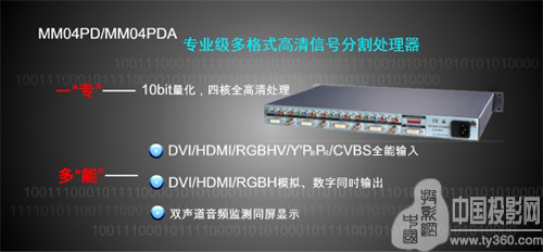 SILMICRO專業(yè)級(jí)多格式高清信號(hào)分割處理器MM04PD/MM04PDA——完美圖像應(yīng)用之選